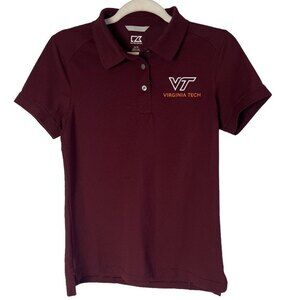 Virginia Tech Hokies Short Sleeve Top Burgundy S